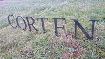 bogstaver i cortenstål bogstaver i cortenstål